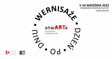 Plakat "Wernisaży dzień po dniu"
